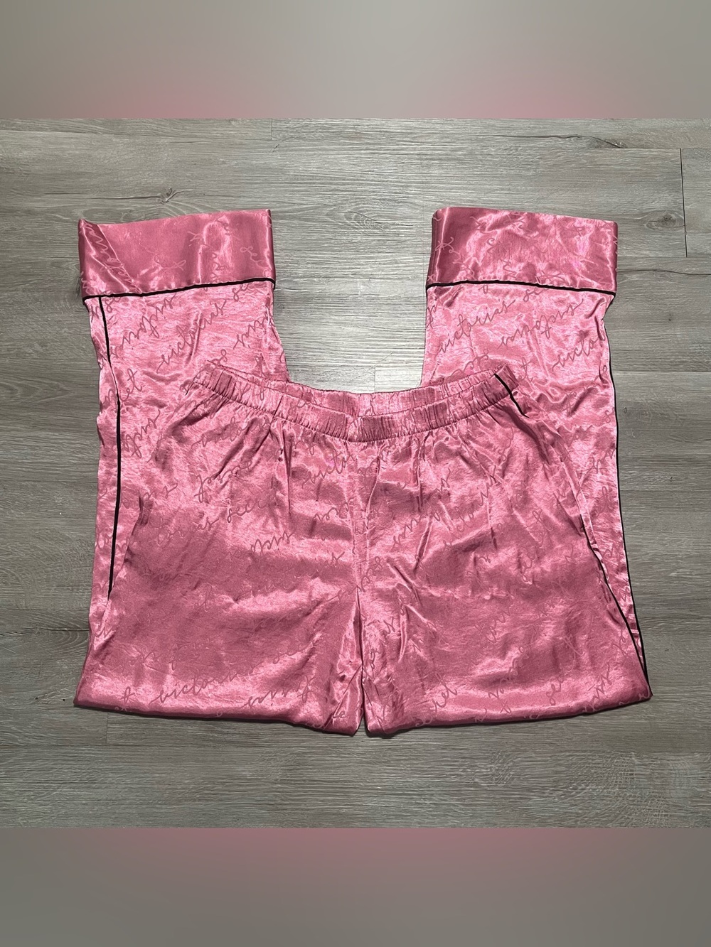 Victoria's Secret Pink Satin Pajama Pants